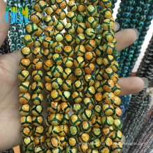 Discount Wholesale Natural Faceted 10MM Dzi Beads Eyes Gemstone India Stone Beads